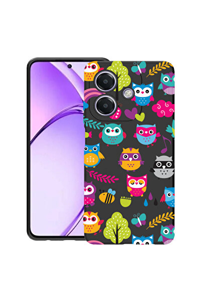 bestcase Carcasă subțire din silicon pentru OPPO A60 5G / A40 / A40M, Bufniță...