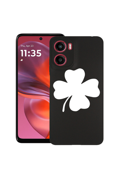 bestcase Carcasă subțire din silicon pentru Motorola Moto G05, Lucky Trifoi, ...