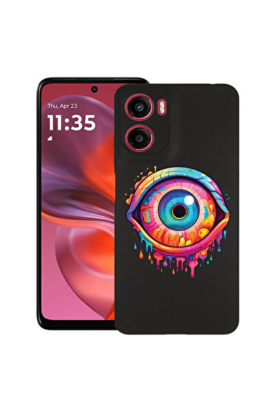bestcase Carcasă subțire din silicon pentru Motorola Moto G05, Dream Colors E...