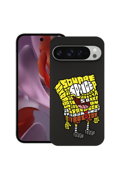 bestcase Carcasă subțire din silicon pentru Google Pixel 9 Pro XL, Caligrafie...