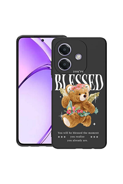 bestcase Carcasă subțire din silicon pentru OPPO A60 5G / A40 / A40M, Ursuleț...