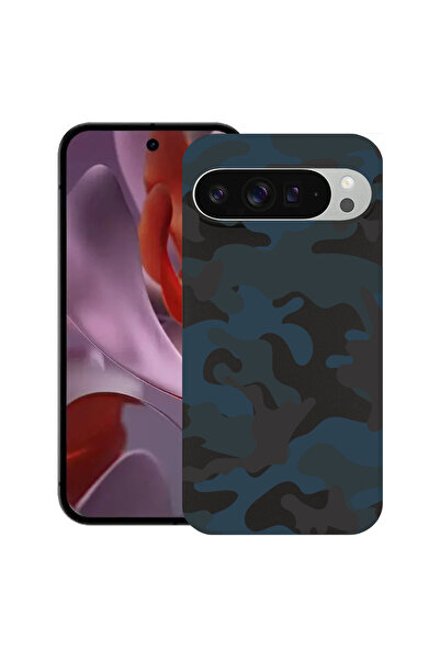 bestcase Carcasă subțire din silicon pentru Google Pixel 9 Pro XL, camuflaj, ...
