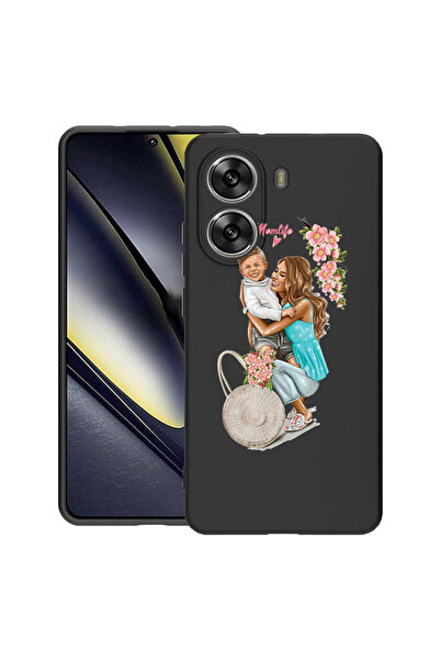 bestcase Λεπτή θήκη σιλικόνης για Poco X7 Pro 5G, Η ζωή της μαμάς με ένα αγόρ...