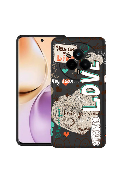 bestcase Carcasă subțire din silicon pentru Realme 14 Pro Plus 5G, Love, 1988...