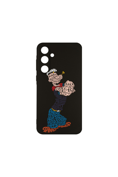 bestcase Тънък силиконов калъф за Samsung Galaxy A16, Калиграфия Поупи, 19233...