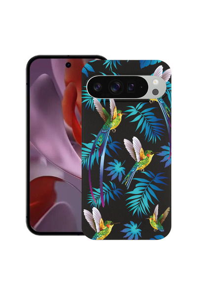 bestcase Carcasă subțire din silicon pentru Google Pixel 9 Pro XL, Wild Tropi...