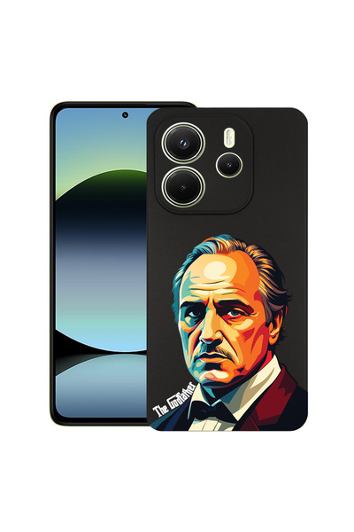 bestcase Carcasă subțire din silicon pentru Xiaomi Redmi Note 14 5G, Nașul, 1...