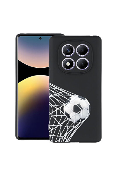 bestcase Carcasă subțire din silicon pentru Xiaomi Redmi Note 14 Pro 4G, Fotb...