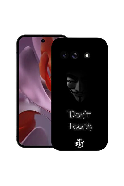 bestcase Carcasă subțire din silicon pentru Google Pixel 9a, Nu-mi atinge tel...