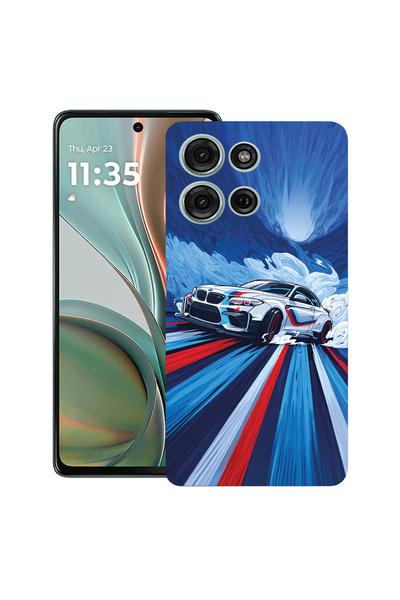 bestcase Carcasă subțire din silicon pentru Motorola Moto G75, BMW 3 E46, 192...