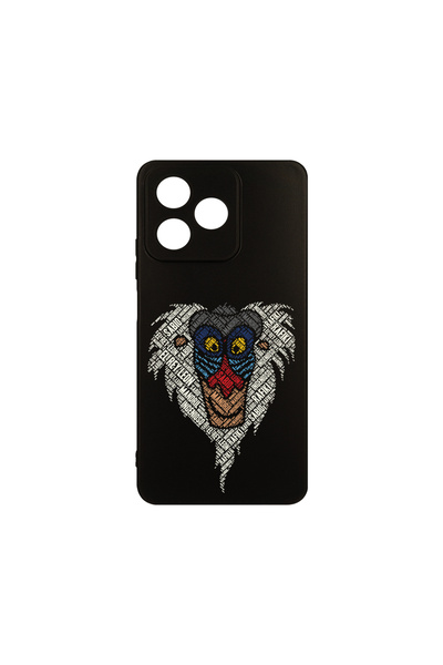 bestcase Λεπτή θήκη σιλικόνης για Xiaomi Redmi 13, Καλλιγραφία Rafiki, 192337...