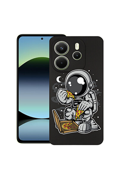 bestcase Carcasă subțire din silicon pentru Xiaomi Redmi Note 14 5G, Astronau...