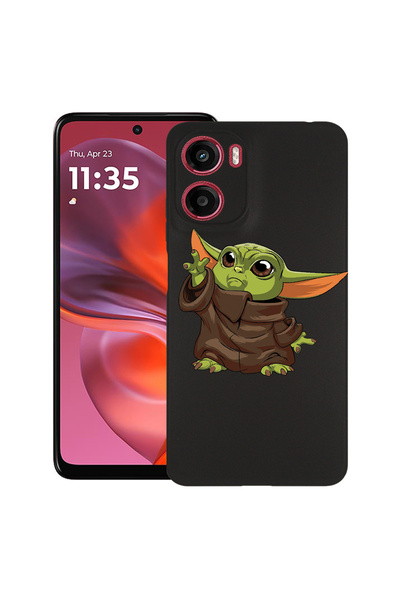 bestcase Carcasă subțire din silicon pentru Motorola Moto G05, Baby Yoda, 192...