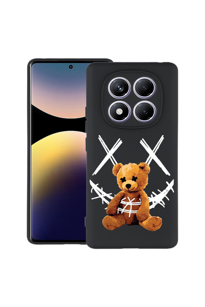 bestcase Carcasă subțire din silicon pentru Xiaomi Redmi Note 14 Pro 4G, zâmb...