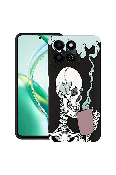 bestcase Carcasă subțire din silicon pentru Honor 200 Smart, cu craniu, 19233...