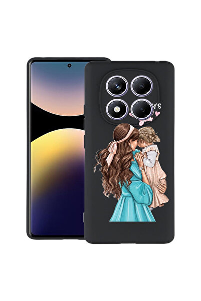 bestcase Carcasă subțire din silicon pentru Xiaomi Redmi Note 14 Pro 4G, Momm...