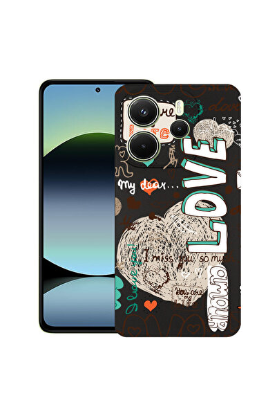 bestcase Λεπτή θήκη σιλικόνης για Xiaomi Redmi Note 14 5G, Love, 1926342 B 25