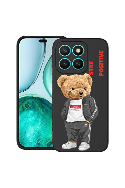 bestcase Carcasă subțire din silicon pentru Honor X8C, Stay Positive - Teddy ...