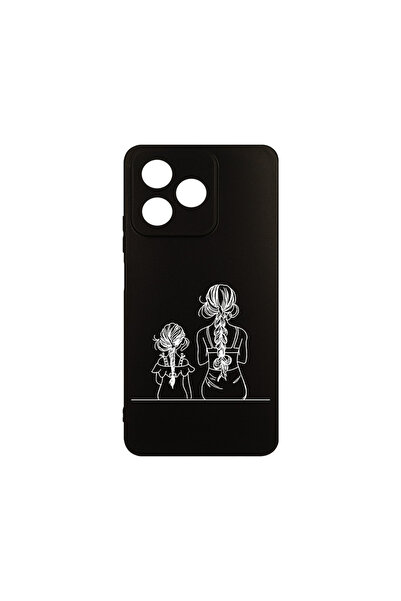 bestcase Λεπτή θήκη σιλικόνης για Xiaomi Redmi 13, Μαμά και κόρη, 1923377 B 1048