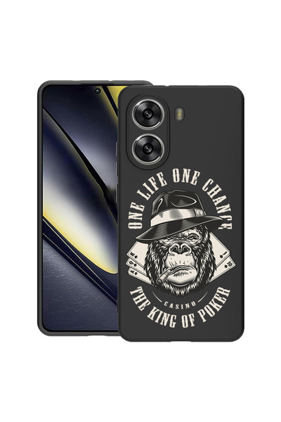 bestcase Carcasă subțire din silicon pentru Poco X7 Pro 5G, King Mafia Monkey...