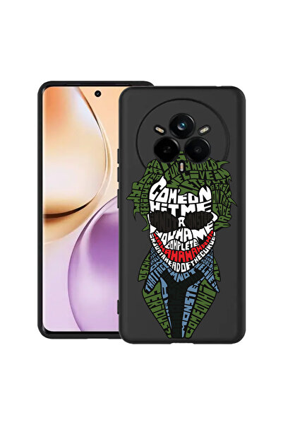 bestcase Carcasă subțire din silicon pentru Realme 14 Pro 5G, Caligrafie De c...