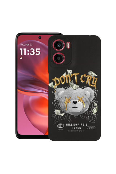 bestcase Carcasă subțire din silicon pentru Motorola Moto G05, Teddy Bear Mil...