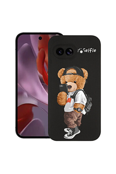 bestcase Carcasă subțire din silicon pentru Google Pixel 9a, ursuleț de pluș ...