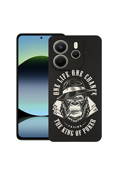 bestcase Carcasă subțire din silicon pentru Xiaomi Redmi Note 14 5G, King Maf...