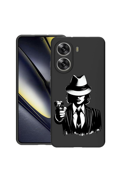 bestcase Carcasă subțire din silicon pentru Poco X7 Pro 5G, Gangster Woman, 1...
