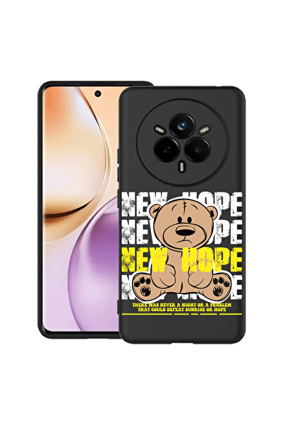 bestcase Carcasă subțire din silicon pentru Realme 14 Pro Plus 5G, Teddy Bear...