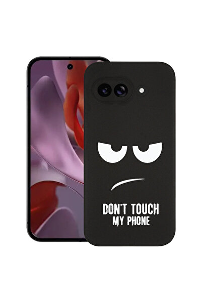 bestcase Carcasă subțire din silicon pentru Google Pixel 9a, Nu-mi atinge tel...