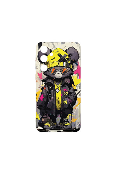 bestcase Λεπτή θήκη σιλικόνης για Samsung Galaxy A16, αρκουδάκι σε παστέλ χρώ...