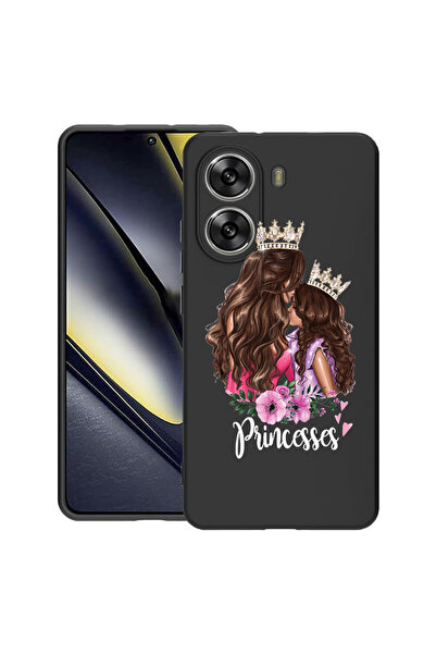 bestcase Λεπτή θήκη σιλικόνης για Poco X7 Pro 5G, Princesses Gril Mom, 199202...