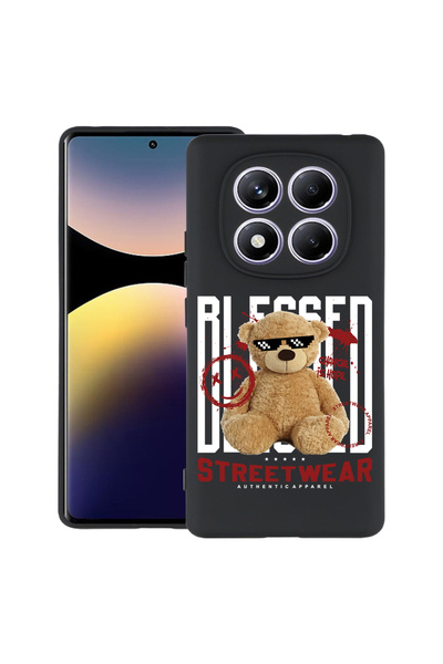bestcase Carcasă subțire din silicon pentru Xiaomi Redmi Note 14 Pro 4G, Tedd...