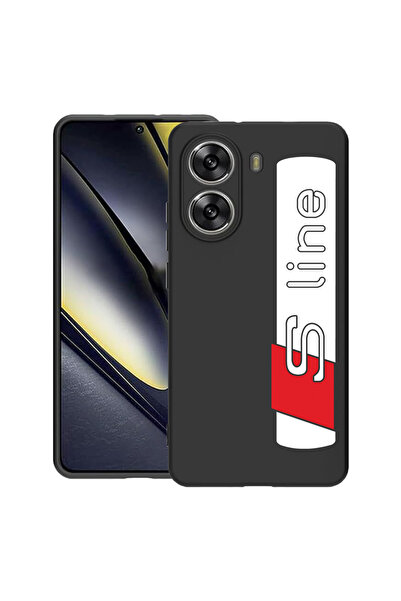 bestcase Carcasă subțire din silicon pentru Poco X7 Pro 5G, Audi S Line, 1992...