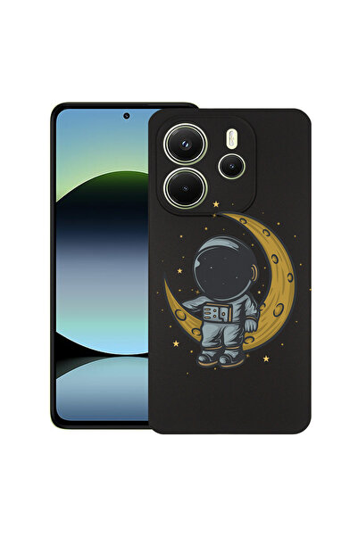 bestcase Carcasă subțire din silicon pentru Xiaomi Redmi Note 14 5G, Astronau...