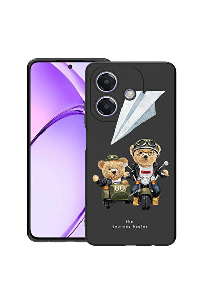 bestcase Carcasă subțire din silicon pentru OPPO A60 5G / A40 / A40M, Teddy O...