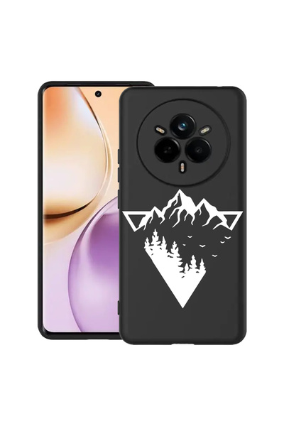 bestcase Carcasă subțire din silicon pentru Realme 14 Pro 5G, Camping Forest,...