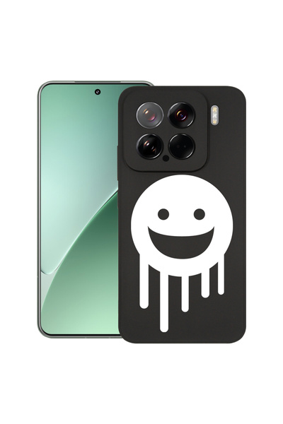 bestcase Carcasă subțire din silicon pentru Xiaomi 15, Smiley, 1926341 B 1498