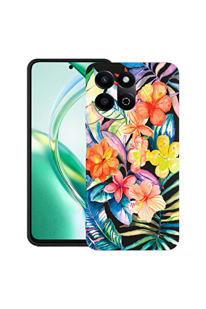 bestcase Carcasă subțire din silicon pentru Honor 200 Smart, flori topice, 19...