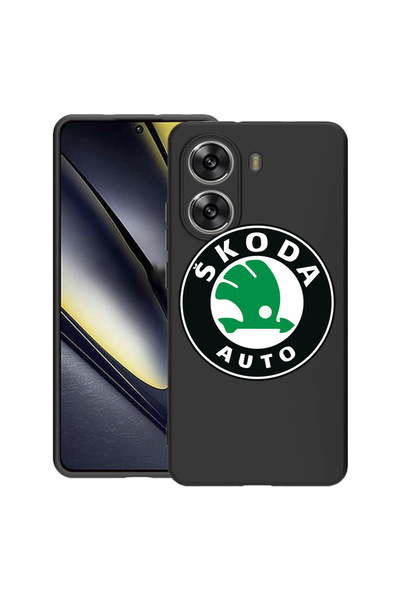 bestcase Carcasă subțire din silicon pentru Poco X7 Pro 5G, Skoda Classic, 19...