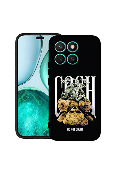 bestcase Carcasă subțire din silicon pentru Honor X8C, Ursuleț de pluș cu ban...