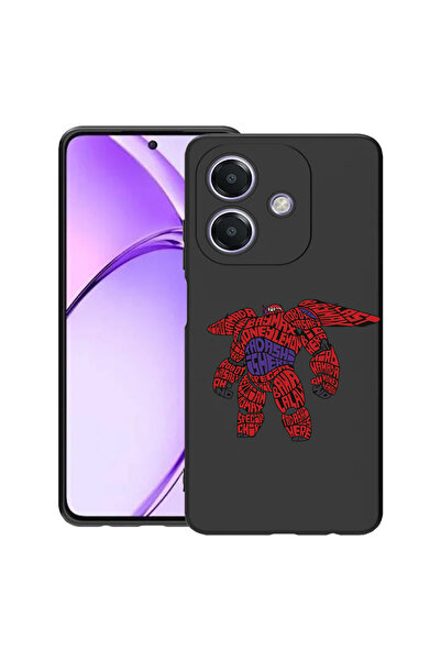 bestcase Carcasă subțire din silicon pentru OPPO A60 5G / A40 / A40M, Calligraphy Baymax, 1994500 B 1513