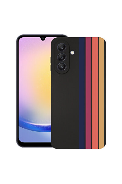 bestcase Carcasă subțire din silicon pentru Samsung Galaxy M16 5G, linii retr...