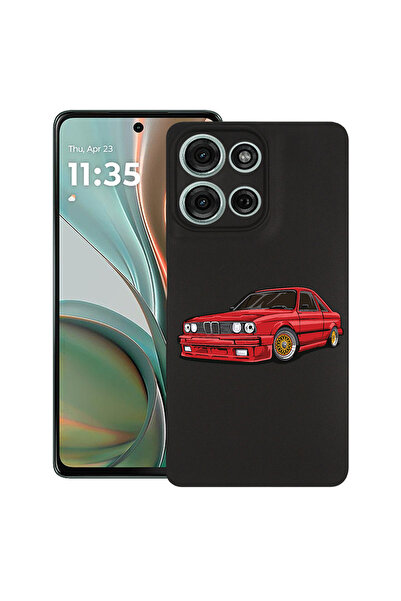 bestcase Λεπτή θήκη σιλικόνης για Motorola Moto G75, κλασικό αυτοκίνητο, 1926...