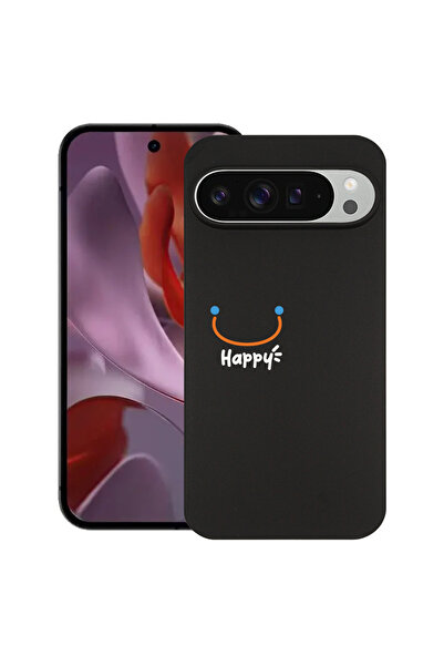 bestcase Carcasă subțire din silicon pentru Google Pixel 9 Pro XL, Be Happy, ...