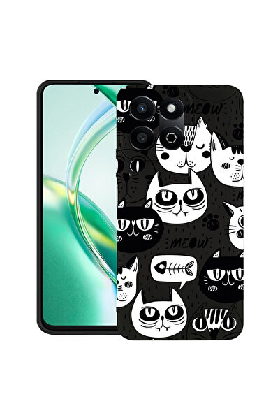 bestcase Λεπτή θήκη σιλικόνης για Honor 200 Smart, Cool Cats, 1923378 B 1029