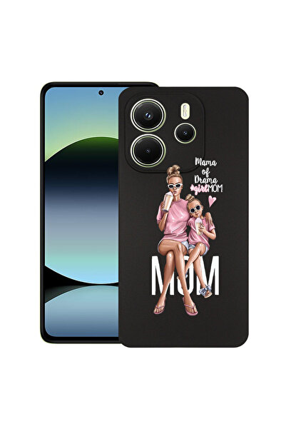 bestcase Λεπτή θήκη σιλικόνης για Xiaomi Redmi Note 14 5G, Κορίτσι Μαμά Μαμά ...