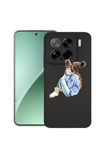 bestcase Carcasă subțire din silicon pentru Xiaomi 15, mamă fată cu băiat, 19...