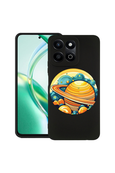 bestcase Carcasă subțire din silicon pentru Honor 200 Smart, Planet - Saturn,...
